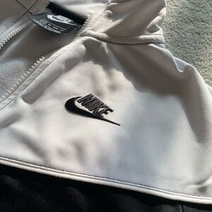 Nike Gray and Black Hoodie